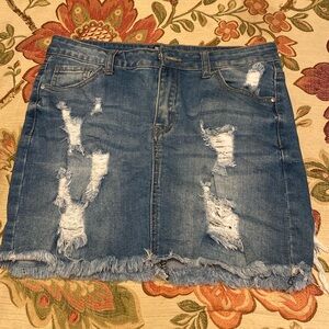 Wax Jeans Skirt Size M Womens